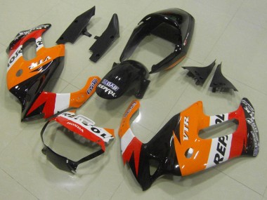 Affordable 1997-2005 Repsol Honda VTR1000F Motorcycle Fairing