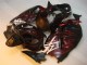 Affordable 1996-2007 Black Red Flame Suzuki GSXR 1300 Hayabusa Motorbike Fairing