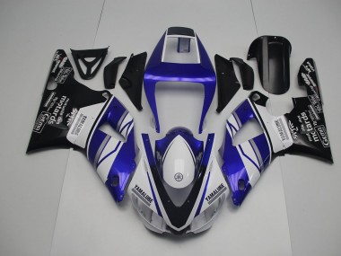 Affordable 1998-1999 Blue White Black Yamaha YZF R1 Motorbike Fairings