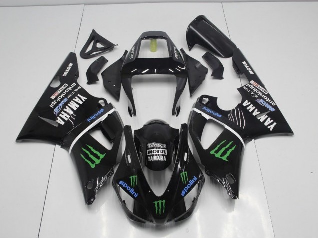 Affordable 1998-1999 Monster Drink Yamaha YZF R1 Bike Fairings