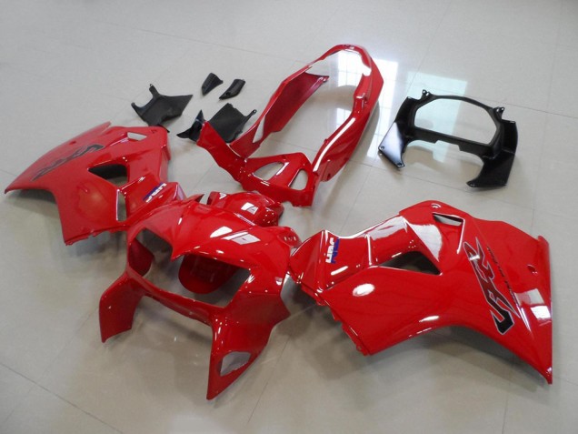 Affordable 1998-2001 Red Honda VFR800 Moto Fairings