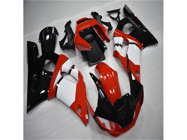 Affordable 1998-2002 Black White Yamaha YZF R6 Motorbike Fairing