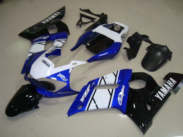 Affordable 1998-2002 Blue Black Yamaha YZF R6 Motorbike Fairing & Bodywork