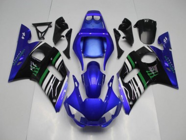 Affordable 1998-2002 Blue Monster Yamaha YZF R6 Motor Bike Fairings