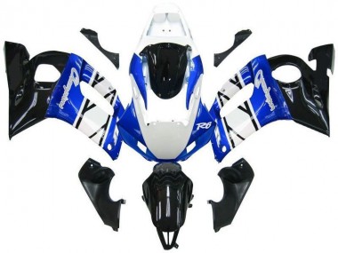 Affordable 1998-2002 Blue Black Champions Yamaha YZF R6 Motor Fairings