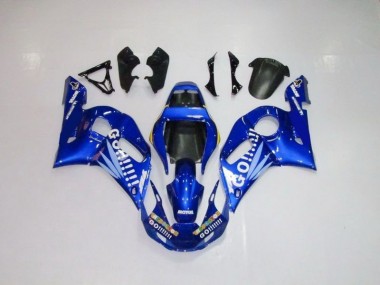 Affordable 1998-2002 Blue White Go Motul Yamaha YZF R6 Motorcycle Bodywork