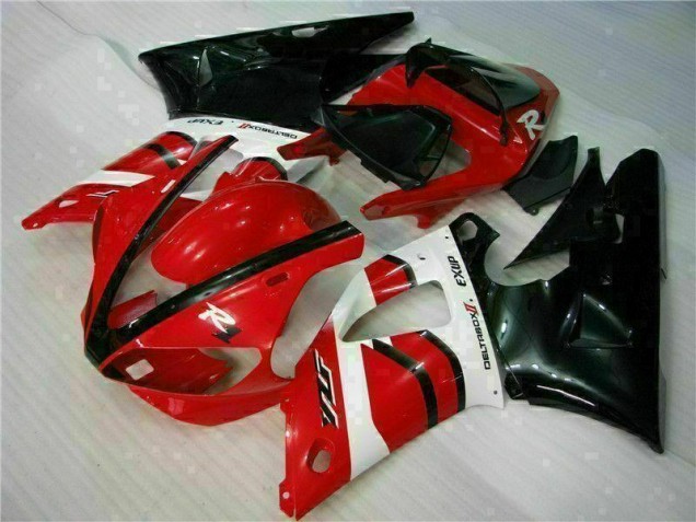 Affordable 2000-2001 Red Yamaha YZF R1 Motorcycle Fairings Kit