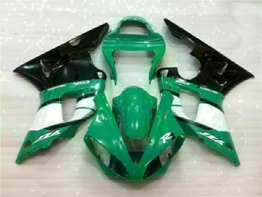 Affordable 2000-2001 Green Yamaha YZF R1 Motorcylce Fairings