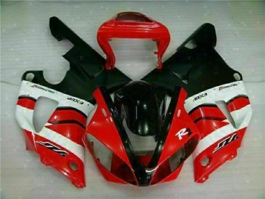 Affordable 2000-2001 Red Yamaha YZF R1 Motorcycle Fairings