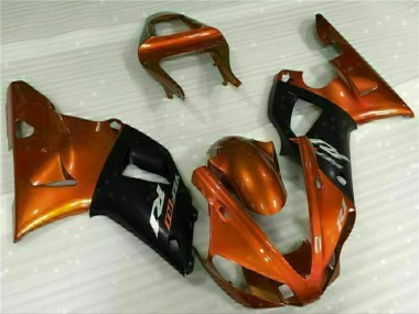 Affordable 2000-2001 Orange Yamaha YZF R1 Motorbike Fairings