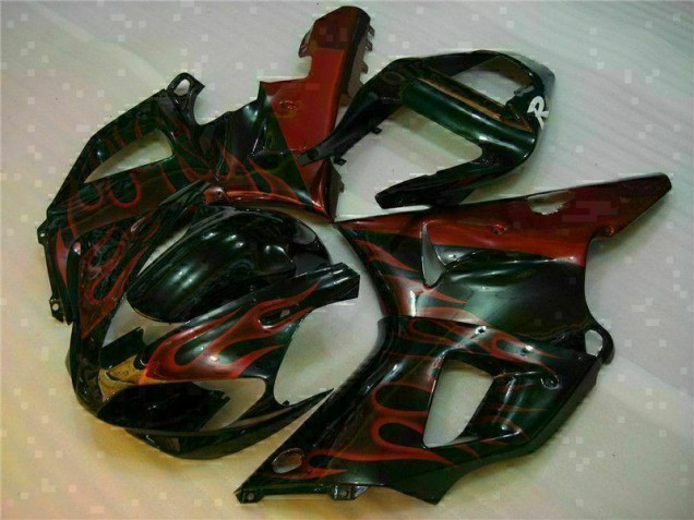 Affordable 2000-2001 Orange Yamaha YZF R1 Bike Fairings