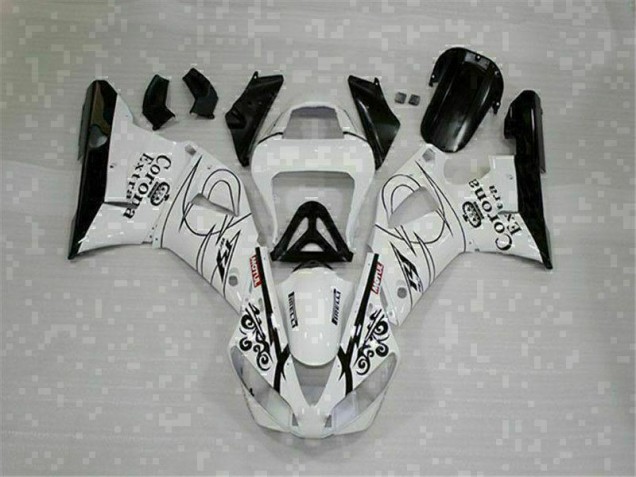 Affordable 2000-2001 White Yamaha YZF R1 Motorbike Fairing