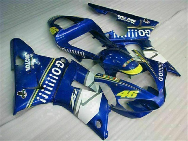 Affordable 2000-2001 Blue Yamaha YZF R1 Motor Bike Fairings