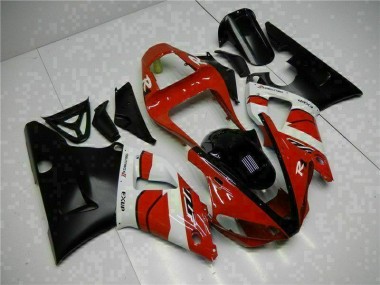 Affordable 2000-2001 Red Black Yamaha YZF R1 Motorbike Fairing Kits