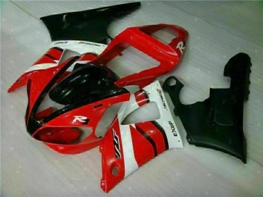 Affordable 2000-2001 Red Yamaha YZF R1 Motorcycle Replacement Fairings