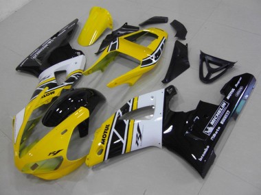 Affordable 2000-2001 Yellow Anniversary Yamaha YZF R1 Motorbike Fairing Kits