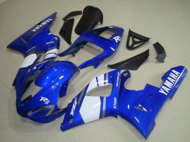 Affordable 2000-2001 Blue White Yamaha YZF R1 Motorcycle Fairings & Bodywork