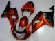 Affordable 2000-2002 Orange Black Suzuki GSXR 1000 Bike Fairing