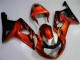 Affordable 2000-2002 Orange Black Suzuki GSXR 1000 Bike Fairing