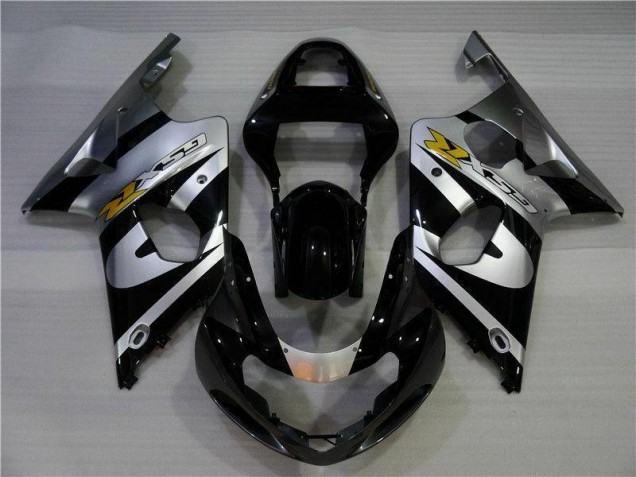 Affordable 2000-2002 Silver Black Suzuki GSXR 1000 Motor Fairings