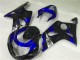 Affordable 2000-2002 Blue Black Suzuki GSXR 1000 Motorcycle Fairings Kit