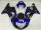 Affordable 2000-2002 Blue Black Suzuki GSXR 1000 Motorcycle Fairings Kit