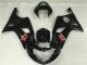 Affordable 2000-2002 Black Suzuki GSXR 1000 Motorcylce Fairings