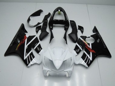 Affordable 2001-2003 Black White Honda CBR600 F4i Bike Fairings