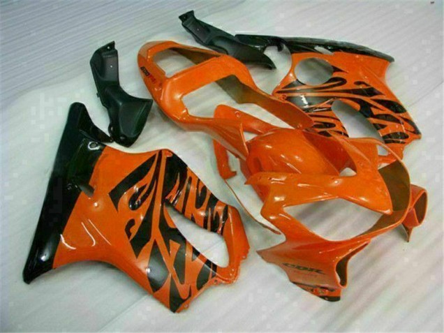 Affordable 2001-2003 Orange Honda CBR600 F4i Motor Fairings