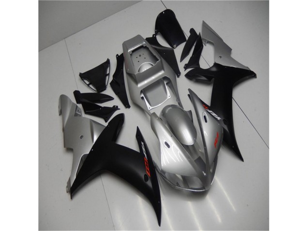 Affordable 2002-2003 Silver Black Yamaha YZF R1 Motorbike Fairings