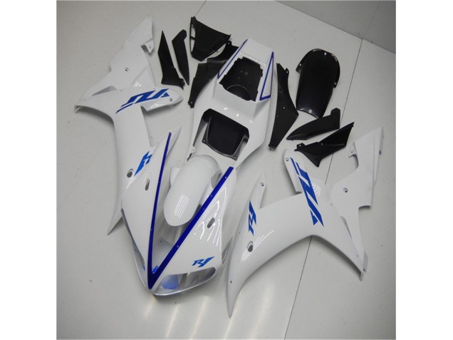 Affordable 2002-2003 White Yamaha YZF R1 Motorcycle Fairing