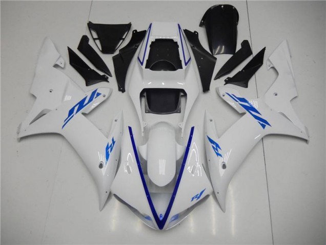 Affordable 2002-2003 White Yamaha YZF R1 Motorcycle Fairing