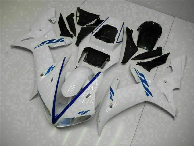 Affordable 2002-2003 White Yamaha YZF R1 Motorbike Fairing & Bodywork