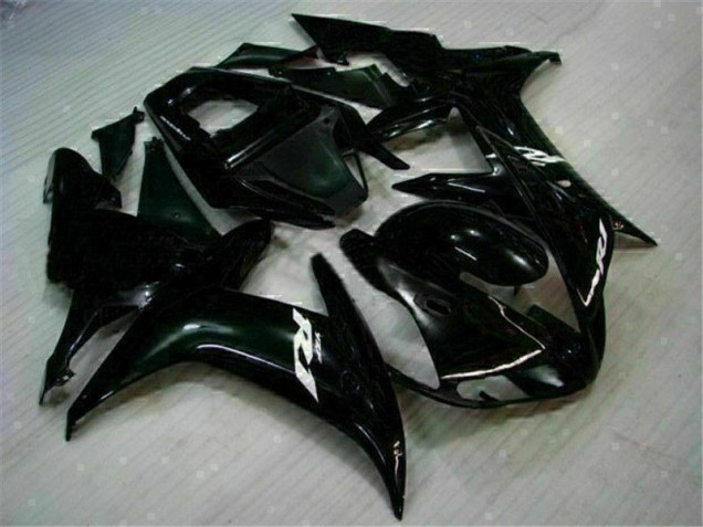 Affordable 2002-2003 Black Yamaha YZF R1 Moto Fairings