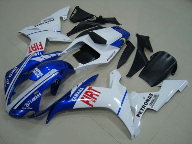 Affordable 2002-2003 Blue White Yamaha YZF R1 Motorcycle Fairings Kit