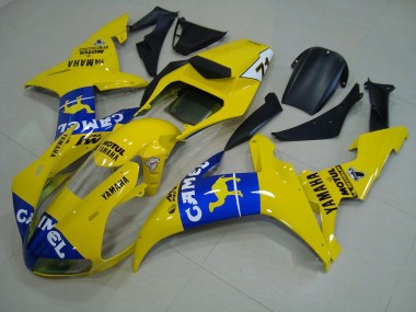 Affordable 2002-2003 Blue Yellow Yamaha YZF R1 Motorcylce Fairings