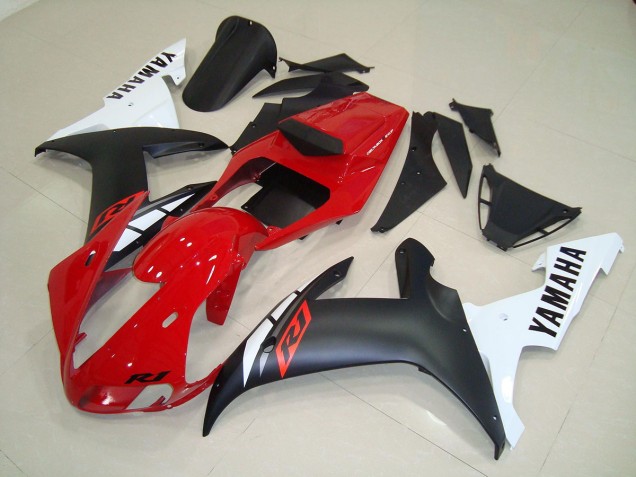 Affordable 2002-2003 Matte Black Red Yamaha YZF R1 Motorbike Fairing