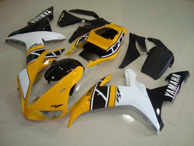 Affordable 2002-2003 Yellow Anniversary Yamaha YZF R1 Replacement Motorcycle Fairings