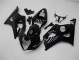 Affordable 2003-2004 Glossy Black Suzuki GSXR 1000 Motorcycle Fairings Kits