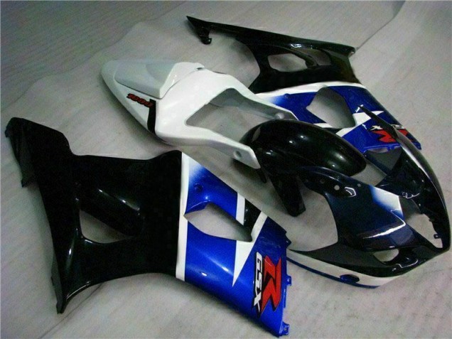 Affordable 2003-2004 Black Blue Suzuki GSXR 1000 Motorcycle Fairing