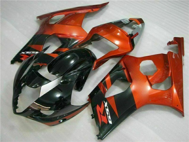 Affordable 2003-2004 Brown Black Suzuki GSXR 1000 Replacement Motorcycle Fairings