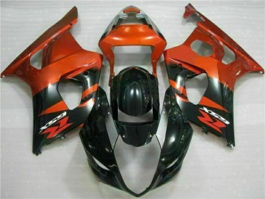 Affordable 2003-2004 Brown Black Suzuki GSXR 1000 Replacement Motorcycle Fairings