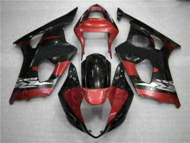 Affordable 2003-2004 Red Black Suzuki GSXR 1000 Motorcycle Fairing Kits