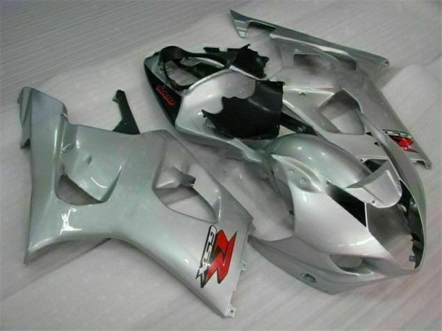 Affordable 2003-2004 Silver Suzuki GSXR 1000 Motorbike Fairing