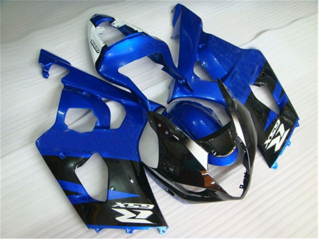 Affordable 2003-2004 Black Blue Suzuki GSXR 1000 Motorcycle Fairings Kits & Bodywork