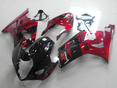 Affordable 2003-2004 Black Red Suzuki GSXR 1000 Bike Fairing