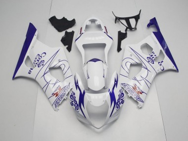 Affordable 2003-2004 Blue Whie Corona Suzuki GSXR 1000 Moto Fairings