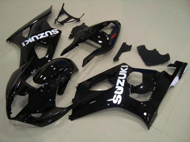 Affordable 2003-2004 Glossy Black Suzuki GSXR 1000 Motor Fairings & Bodywork