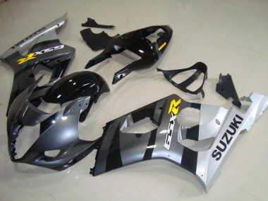 Affordable 2003-2004 Grey Silver Suzuki GSXR 1000 Motorcycle Fairings Kit