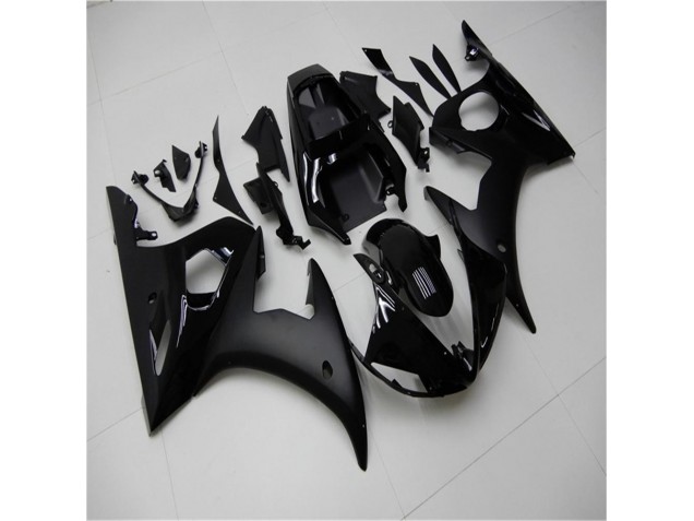 Affordable 2003-2005 Glossy Matte Black Yamaha YZF R6 Motor Fairings